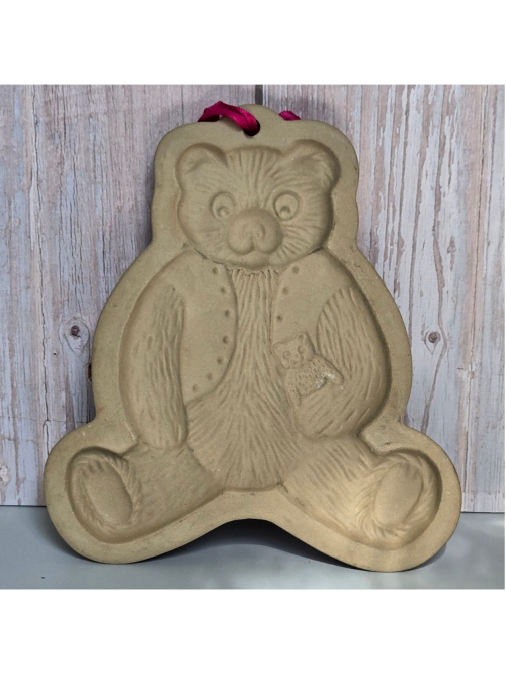 Brown Bag Cookie Art Teddy Bear Cookie Molds Vintage 1984 1990 Lot of 2